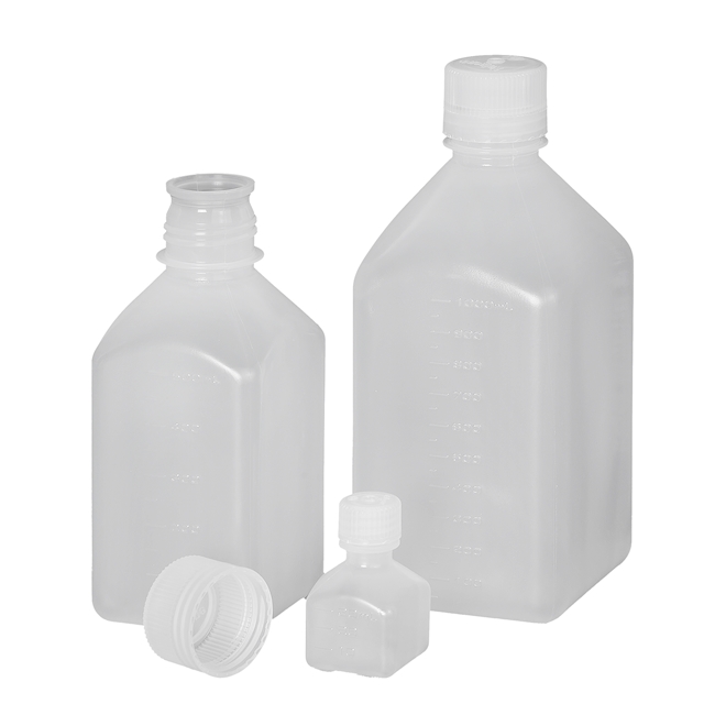 Square bottle PP 125 ml